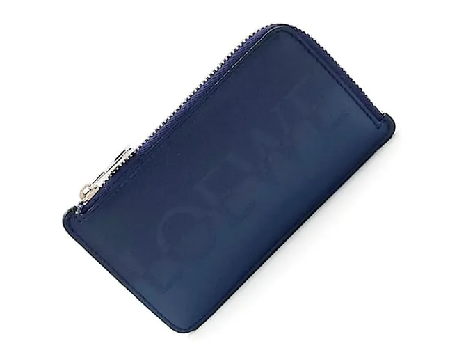 Portacarte da visita Loewe Fragment Verde Blu navy