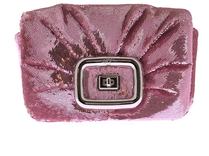 ROGER VIVIER Borse T. Glitter Rosa