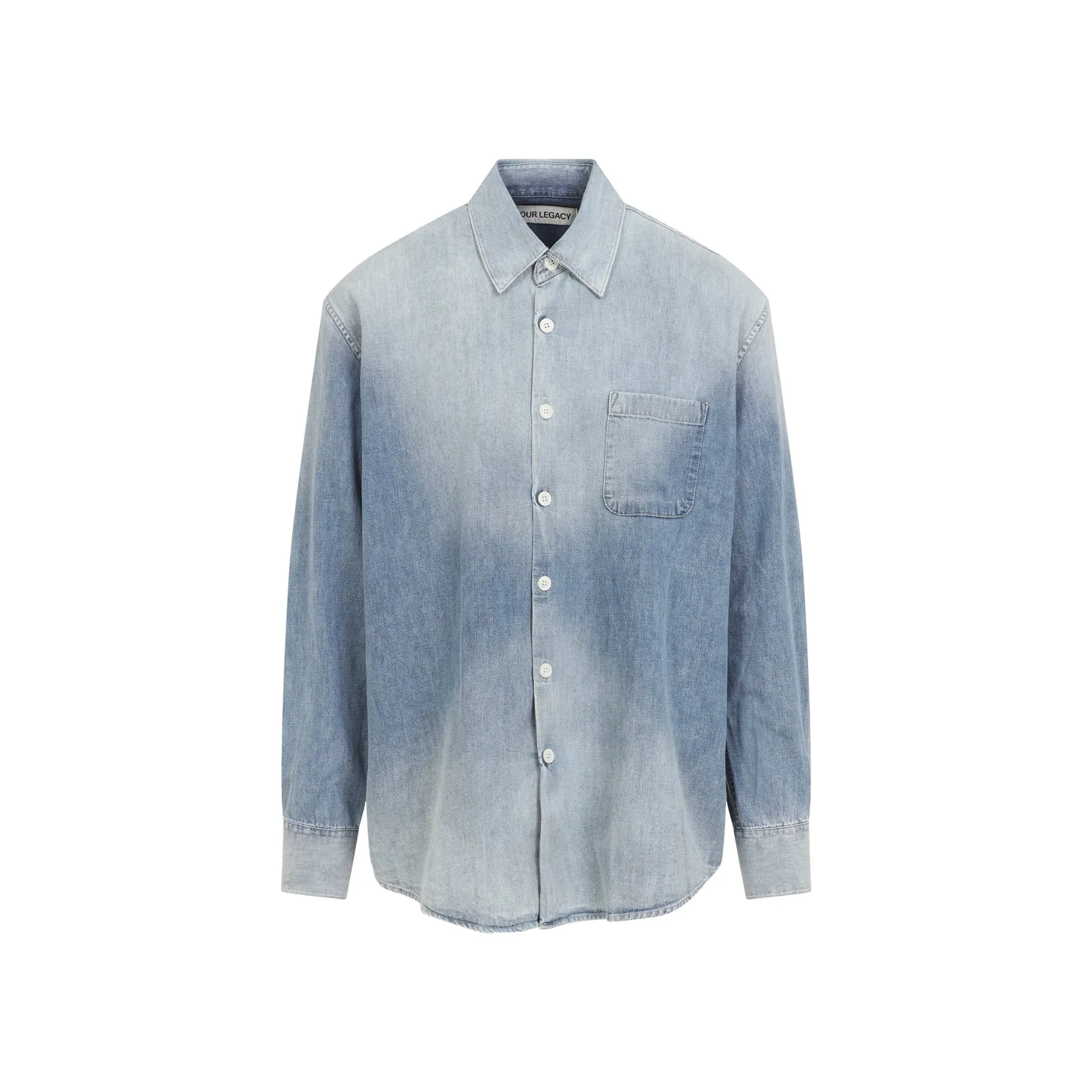 Cris Wash Blue Organic Cotton Above Shirt