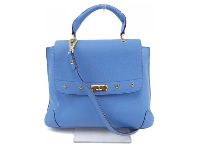 Borsa MCM blu