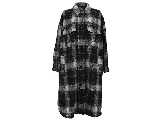 Isabel Marant Etoile Cappotto Fontizi in lana grigia Isabel Marant Étoile Grigio