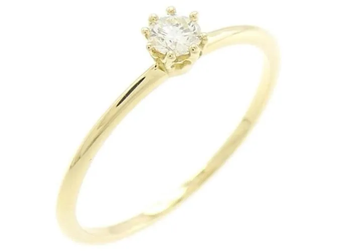 Autre Marque Anello in diamante in oro giallo 18K AHKAH