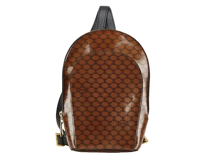 Céline Zaino Celine Macadam Marrone Nero