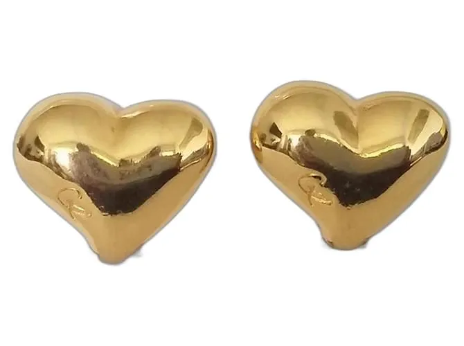 Eccellente condizione per questi orecchini vintage firmati Christian LACROIX D'oro Gold hardware