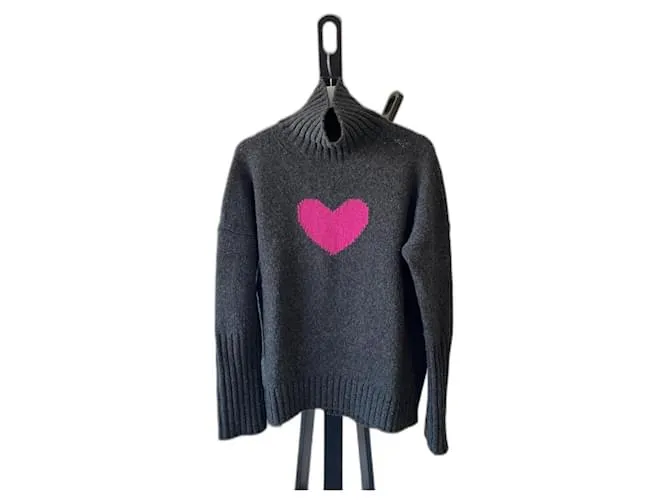 Pull "Alma We Heart" Zadig & Voltaire in lana Grigio