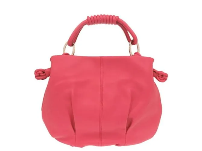 Borsa in pelle rosa Giorgio Armani