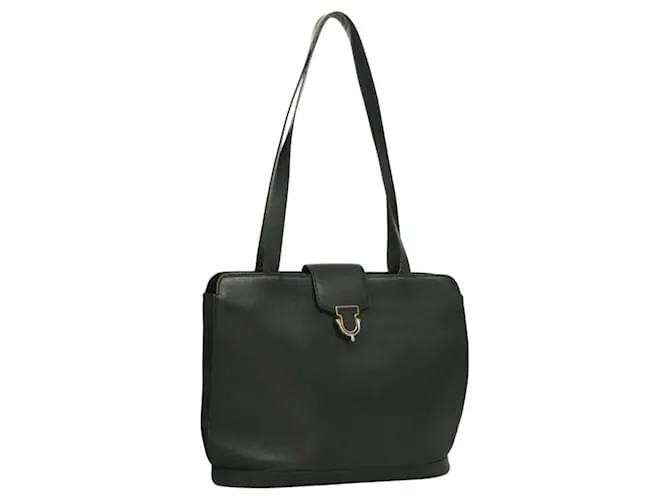 Céline Borsa a Spalla CELINE in Pelle Verde Oro Auth fm4450 D'oro