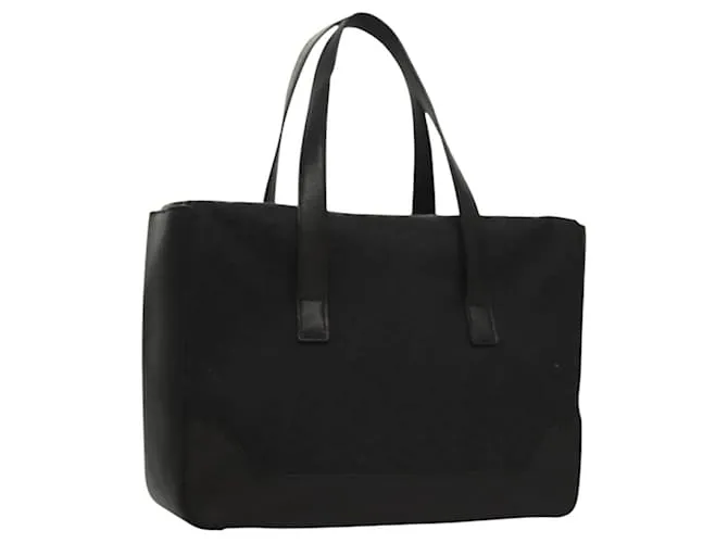 Céline Borsa a mano in tela Macadam Celine C nera Auth sw212 Nero