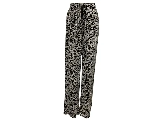Pantaloni Verlaine Ecru / Nero Isabel Marant Etoile Crudo
