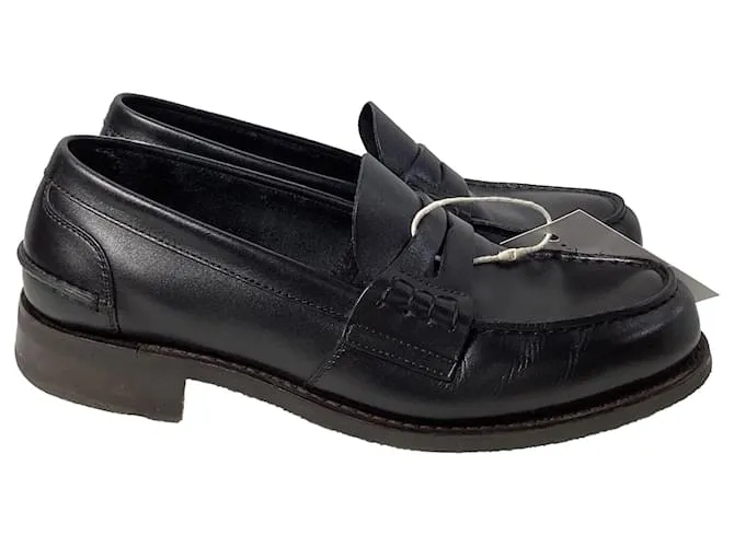 Church's Mocassini Penny di Church in pelle di vitello nera Nero