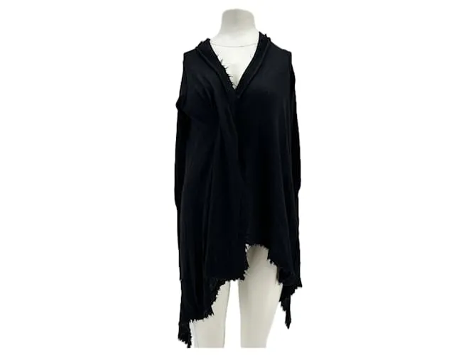 ZADIG & VOLTAIRE Top T.Internazionale TAGLIA UNICA Cashmere Nero