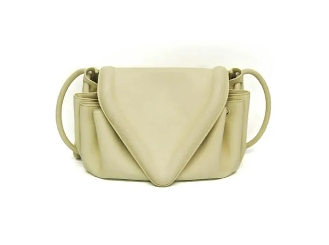 Borsa a spalla in pelle Bottega Veneta BEAK per donne Crudo