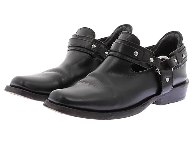 PACO RABANNE Scarpe Basse T.EU 40 Pelle Nero