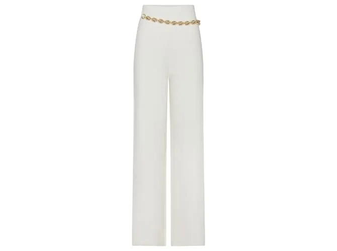 Paco Rabanne pantaloni bianchi "otto" Bianco Crudo