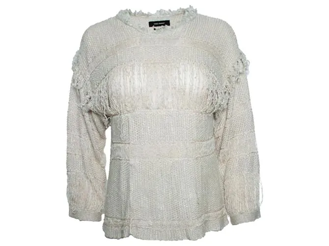 Isabel Marant, top in maglia con frange