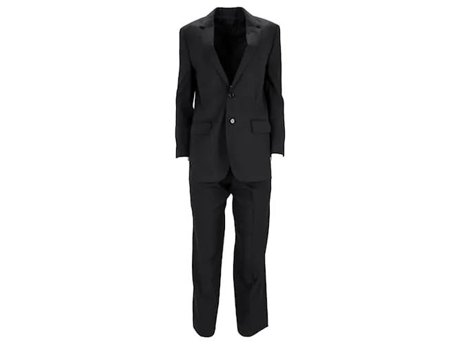 Céline Blazer e Pantaloni Celine in Lana Nera Nero