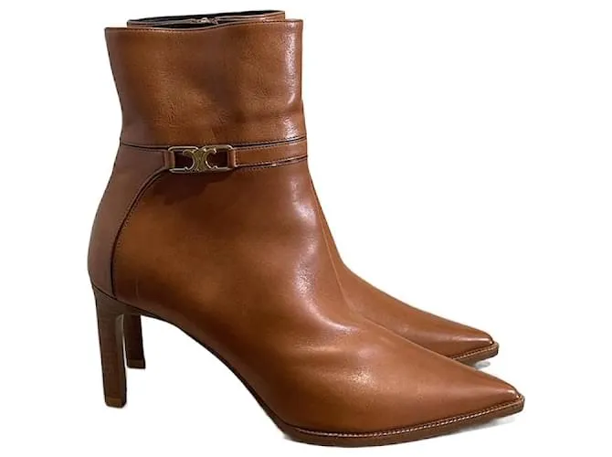 Céline Stivaletti CELINE T.EU 36 Pelle Cammello