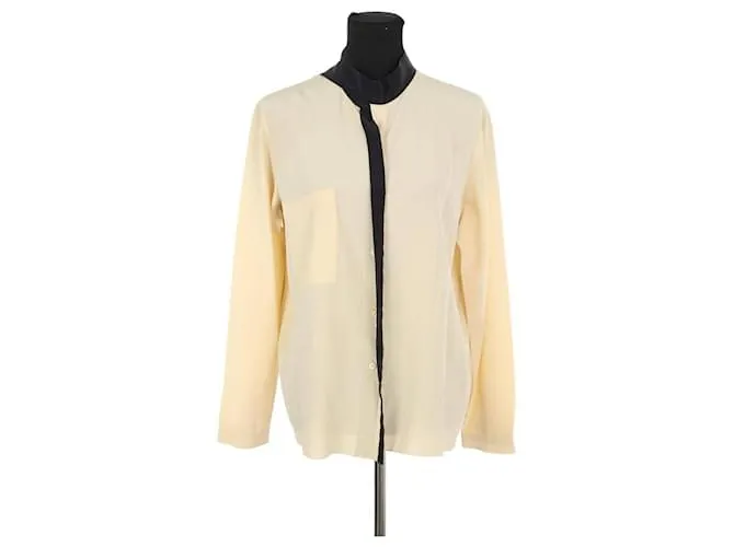 Céline Blusa di seta Beige