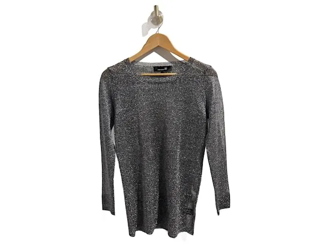 ISABEL MARANT Top T.International M Sintetico Argento