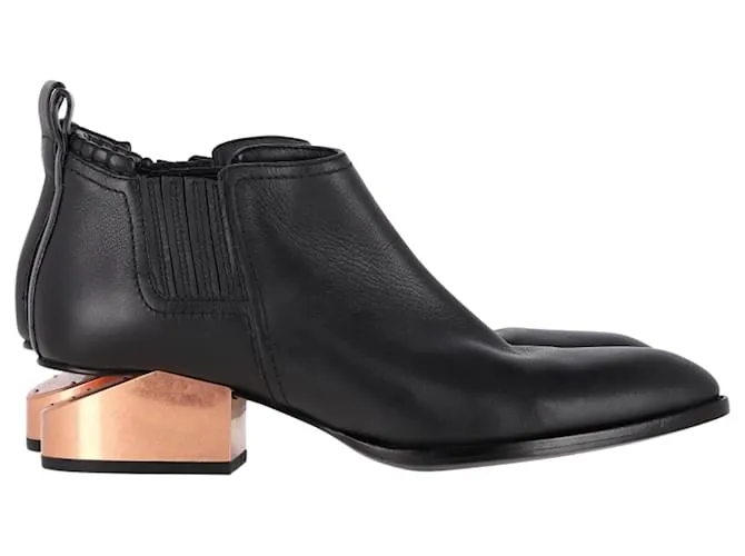 Stivaletti Kori Cut-Out in pelle nera di Alexander Wang Nero