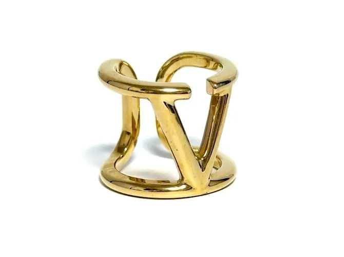 Anello in metallo V Logo Signature per donna Valentino