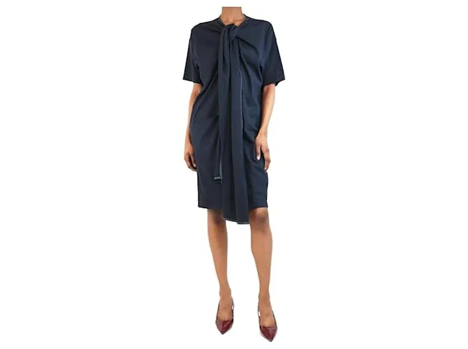 Céline Abito midi in jersey blu navy - taglia XS