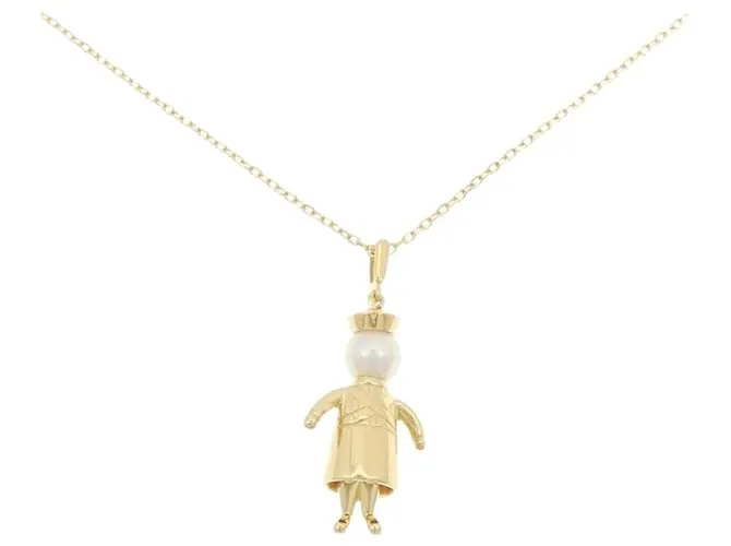 Collana di Perle Akoya Mikimoto D'oro