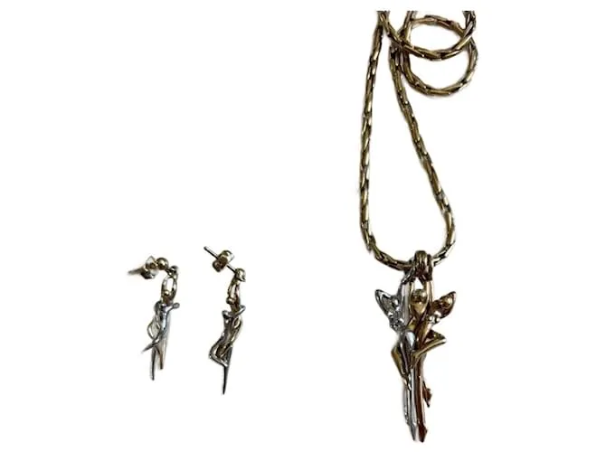 Set di gioielli Charles Jourdan Rosa D'oro Silver hardware