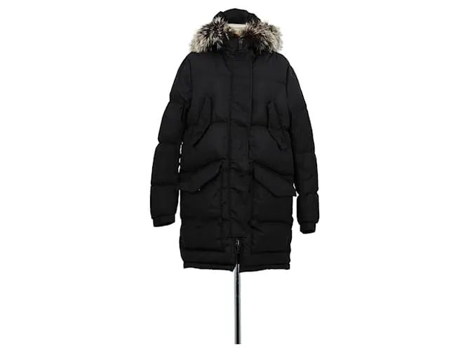 Yves Salomon Giacca a vento Nero