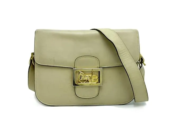 Céline Borsa a spalla Celine Horsecarriage per donne Crudo