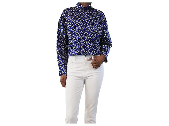 Weekend Max Mara Camicia a maniche lunghe Ragtime blu - taglia UK 6