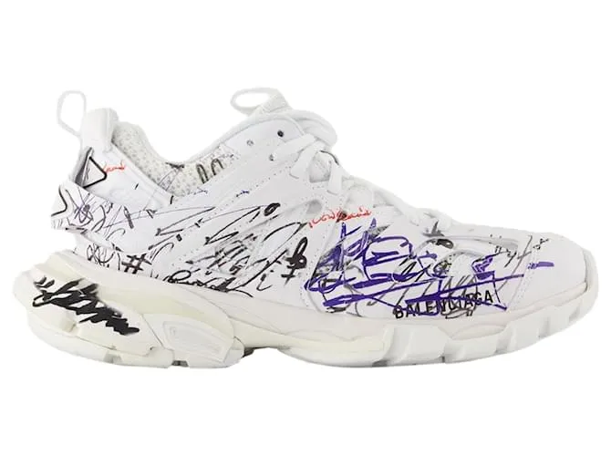 Sneakers Track - Balenciaga - Nylon - Bianco