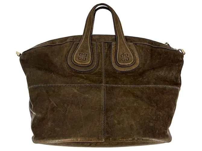 Givenchy Borsa da weekend in pelle media Nightingale 2 vie marrone