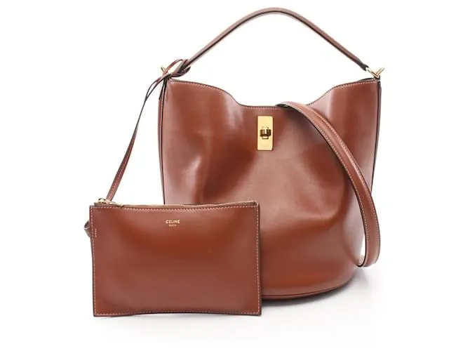 Céline Borsa a secchiello in pelle Celine 16 195573CR Marrone