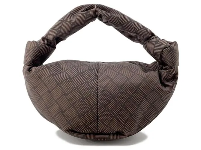 Borsa a mano Double Knot di Bottega Veneta Marrone