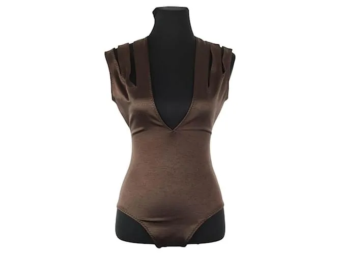 Jean Paul Gaultier Costume da bagno Marrone