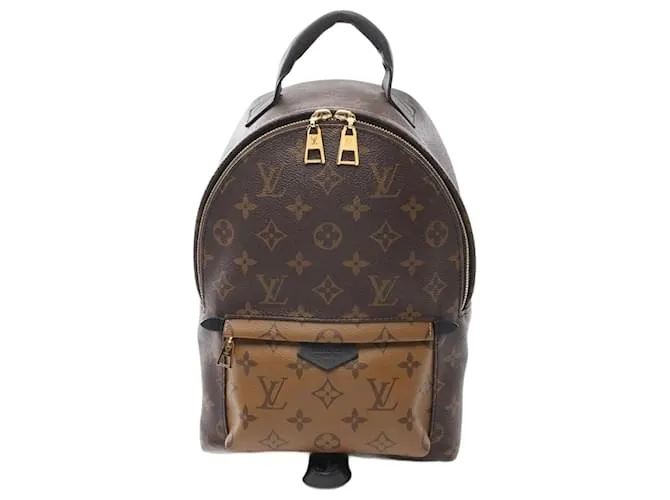 Zaino Palm Springs PM di Louis Vuitton Marrone Beige