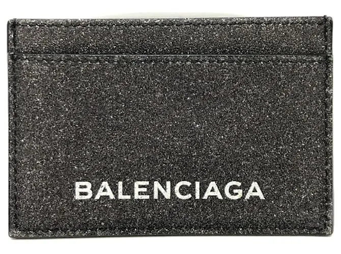 Portafoglio in pelle grigia Balenciaga Marrone