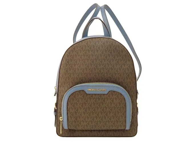 Zaino MK Signature di Michael Kors Marrone Blu