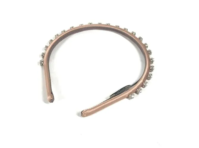 Accessorio per capelli in perle Miu Miu Nero