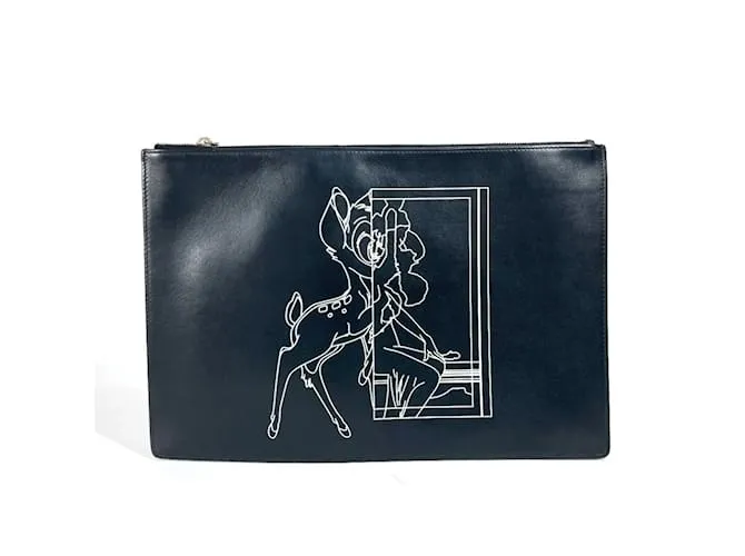 Borsa a mano Givenchy Disney Bambi Nero Bianco
