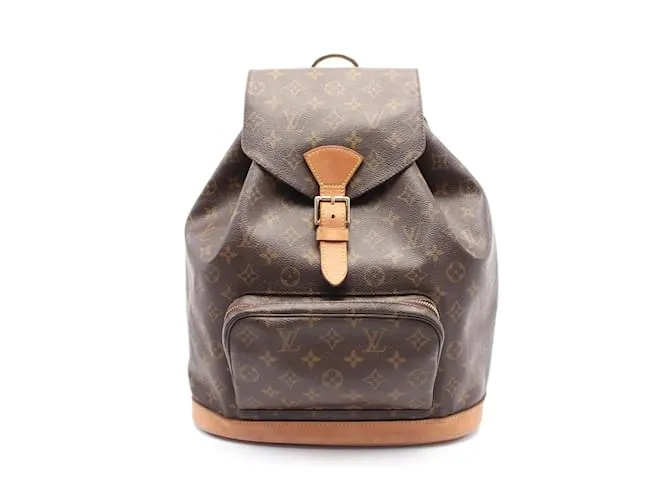 Zaino Monogram Montsouris GM di Louis Vuitton Marrone Monogramma