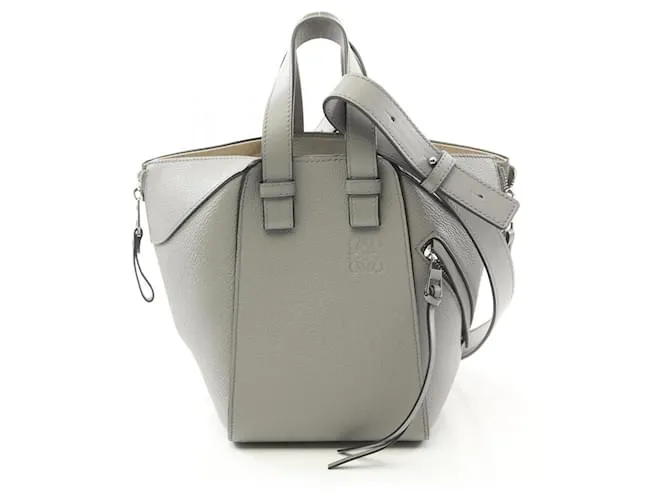 Borsa a mano compatta Hammock di Loewe Marrone