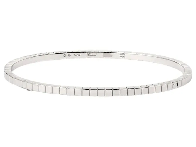 Chopard Bracciale Ice Cube in oro bianco 18K Argento Metallico