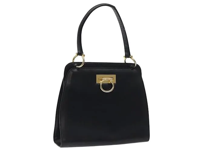 Céline Borsa a mano in pelle nera CELINE Auth yk17773 Nero