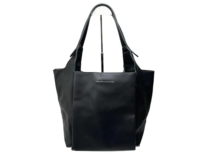 Giorgio Armani Borsa in pelle vintage Armani nera Nero