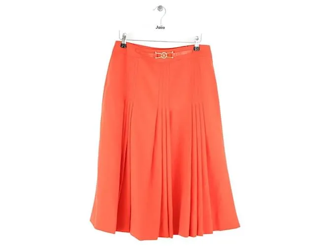 Céline Gonna di lana Arancione