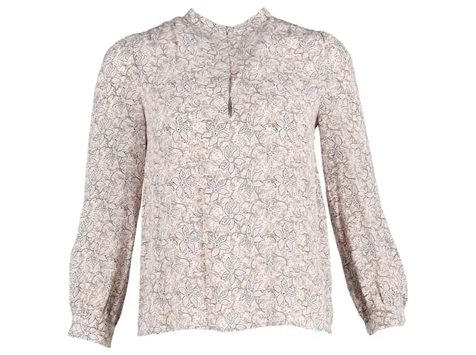 Blusa con stampa floreale Vanessa Bruno in seta multicolore