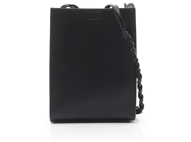 Borsa a spalla TANGLE SMALL in pelle Jil Sander J25WG0003P5995001 Nero