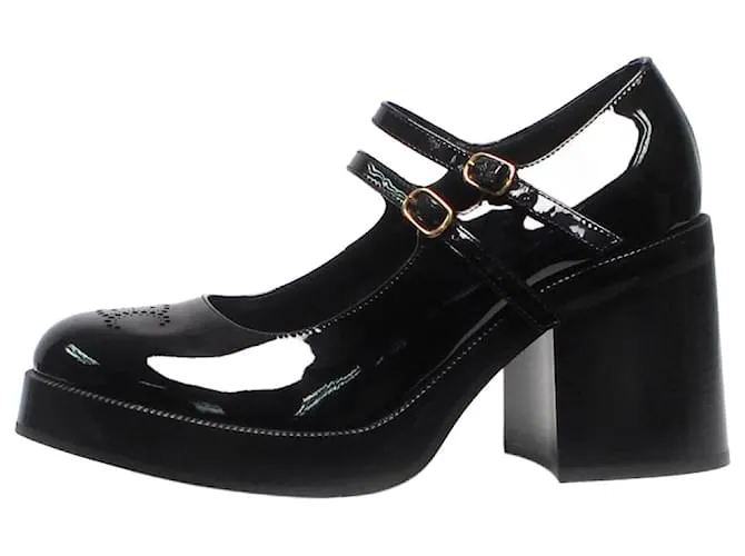 Céline Décolleté Mary Jane in vernice nera - taglia EU 38 Nero